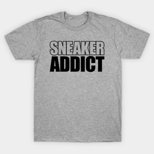 Sneaker Addict Outline BLK T-Shirt